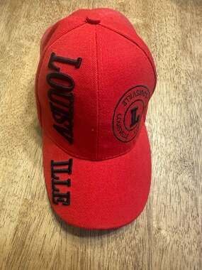 College Signatures Louisville Cardinals Red Adjustable Embroidered Baseball Hat